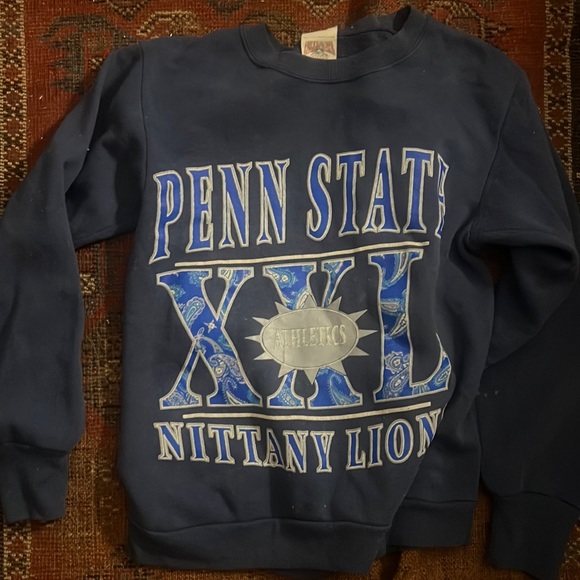 PENN STATE Univ. Vintage Crew Neck sweatshirt—90’s; Unise, one size fits all - Picture 1 of 4